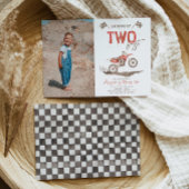 Foto ZWEI Schnellfahrrad Einladung Geburtstag