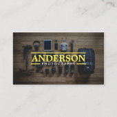 Fotoausrüstung Moderner Fotograf Visitenkarte (Vorderseite)