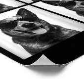 Fotobooth Australian Cattle Dog Lustiger Hund Self Poster (Ecke)
