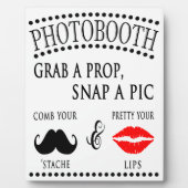 Fotobooth Sign Fotoplatte (Vorderseite)