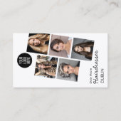Fotobuch-Design für Friseure Visitenkarte (Vorderseite)