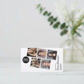 Fotobuch-Design für Friseure Visitenkarte (Stehend Vorderseite)