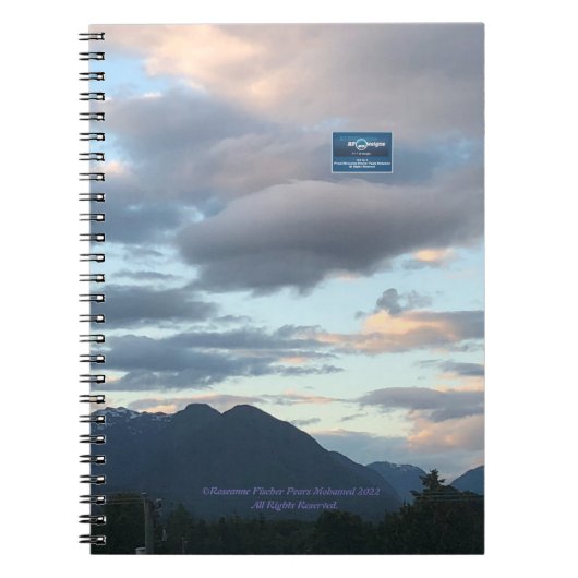 Fotobuch (MountainView #1) RFPMDesign ©️ 2022 Notizblock (Vorderseite)