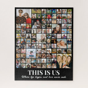 Fotocollage 100 Bilder 20x25 40x50 Familie Kinder Puzzle