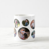 FotoCollage 10 Bildkreis Kaffeetasse (Mittel)