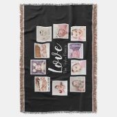 FotoCollage 10 Foto Personalisiert Eine Art Decke (Vorderseite Vertikal)