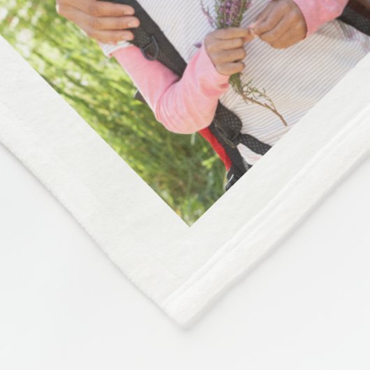 FotoCollage 12 Bilder Fleecedecke (Ecke)