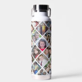 FotoCollage - 12 Fotos Diamant über das gesamte Mu Trinkflasche (Vorne)