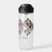 FotoCollage - 13 Fotos Diamant über das gesamte Mu Trinkflasche (Rückseite)