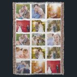 FotoCollage 15 Fotos weiß Decke<br><div class="desc">15 Foto Layout Foto Collage werfen Decke. Gutes Geschenk für Kinder mit Uni! Jetzt mit schwarzen oder roten Fotorahmen erhältlich. Foto mit freundlicher Genehmigung von Leeds Wedding Fotograf,  John Hope. Besuchen Sie ihn unter http://www.johnhopephotography.com</div>