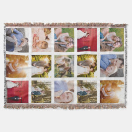 FotoCollage 15 Fotos weiß Decke