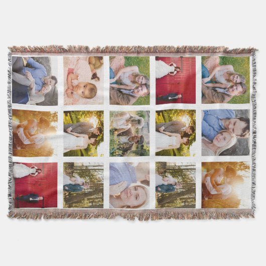 FotoCollage 15 Fotos weiß Decke (Vorderseite)