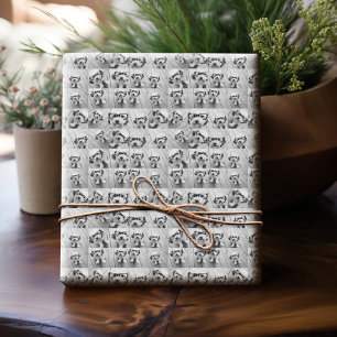 Fotocollage 16 Lieblingsbilder mit voller Abdeckun Geschenkpapier