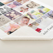 FotoCollage 20 Foto Eine Art Personalisiert Sherpadecke (3/4)