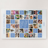 FotoCollage | 34 Foto Benutzerdefinierte Farbe Puzzle (Horizontal)