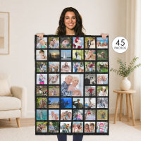 FotoCollage 45 Bilder bearbeitbare Farbe Personali