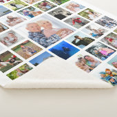 FotoCollage 45 Bilder Personalisiert Sherpadecke (3/4)