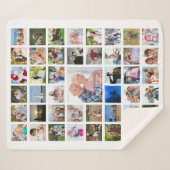 FotoCollage 45 Bilder Personalisiert Sherpadecke (Vorderseite (Horizontal))