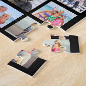 FotoCollage 45 Bilder Schwarz Puzzle (Seite)