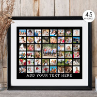FotoCollage 45 Fotos Personalisierte, benutzerdefi