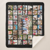 FotoCollage 45 Fotos Personalisierte, benutzerdefi Sherpadecke (Vorderseite)