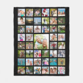 FotoCollage 45 Fotovorlage Benutzerdefinierter Tex Fleecedecke (Vorderseite)