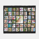 FotoCollage 45 Fotovorlage Benutzerdefinierter Tex Fleecedecke (Vorderseite (Horizontal))