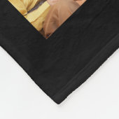 FotoCollage 45 Fotovorlage Personalisiert Schwarz Fleecedecke (Ecke)