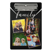 FotoCollage 4 Bilder benutzerfreundliche Familie u Mini Klemmbrett (Vorderseite)