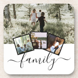 FotoCollage 4 Personalisierte Bilder Getränkeuntersetzer