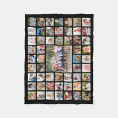 FotoCollage 55 Fotos Personalisierte, benutzerdefi Fleecedecke (Vorderseite)