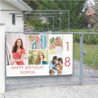 FotoCollage 5 Personalisiert 18. Geburtstag