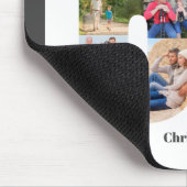 FotoCollage 60. Geburtstag Nummer 60 Personalisier Mousepad (Ecke)