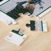 FotoCollage 6 Bilder Personalisiert weiß Puzzle (Seite)