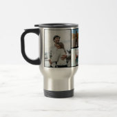 FotoCollage 6 Fotos und benutzerdefinierter Text Reisebecher (Links)