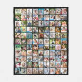 FotoCollage 99 Square Images Fleecedecke (Vorderseite)