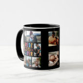 Fotocollage Bester Vater je Tasse (Vorderseite Links)