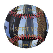 FotoCollage Custom Baseball (Rückseite)