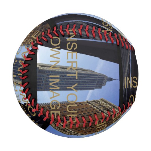 FotoCollage Custom Baseball (Vorderseite Links)