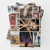 FotoCollage Custom Geschenkpapier Set (Beispiel)