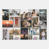 FotoCollage Custom Geschenkpapier Set (Vorderseite)