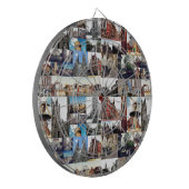 Fotocollage Delft 6 Dartscheibe (Vorderseite Links)