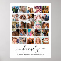 FotoCollage der 25-Familie