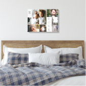 FotoCollage der aktuellen Liebe Leinwanddruck (Insitu (Schlafzimmer))