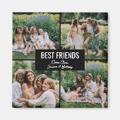 FotoCollage der besten Freunde Magnet (Vorne)