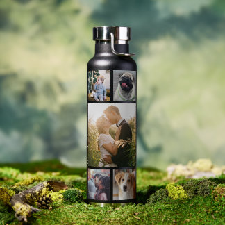 FotoCollage der Familie 11 Custom Pictures | Schwa Trinkflasche