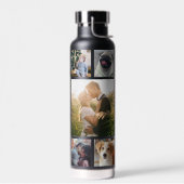 FotoCollage der Familie 11 Custom Pictures | Schwa Trinkflasche (Links)