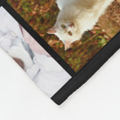 FotoCollage der Familie 56 Quadrat Bilder Easy Cus Fleecedecke (Ecke)