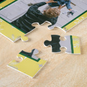 FotoCollage der Familie 6 Bilder Golden Personalis Puzzle (Seite)