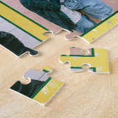 FotoCollage der Familie 6 Bilder Golden Personalis Puzzle (Seite)